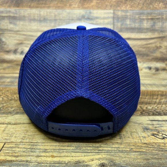 Wu Tang Clan Ice Cream Truck Mens Trucker Hat Blue Snapback 90s Hip Hop Rap Cap - Picture 2 of 7